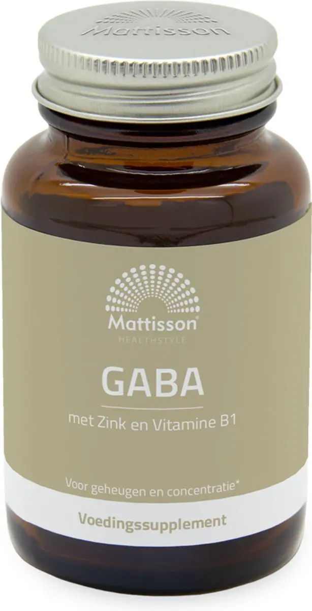 Mattisson GABA 1000mg Voedingssupplement 60 Tabletten