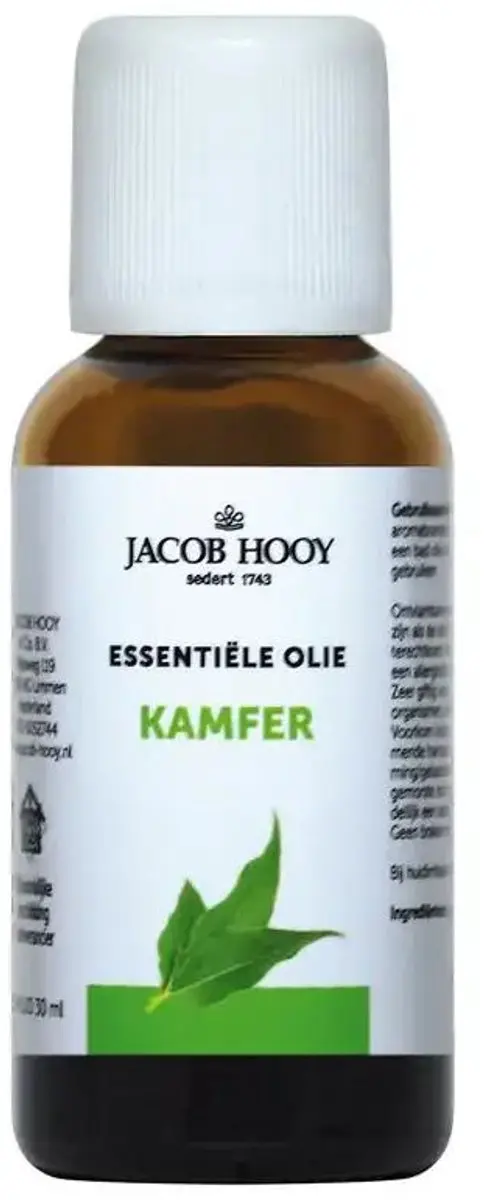 Jacob Hooy Kamfer Essentiële Olie 30ml