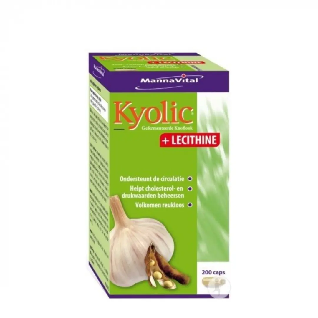 Mannavital Kyolic Plus Lecitine 200 Capsules - 200mg