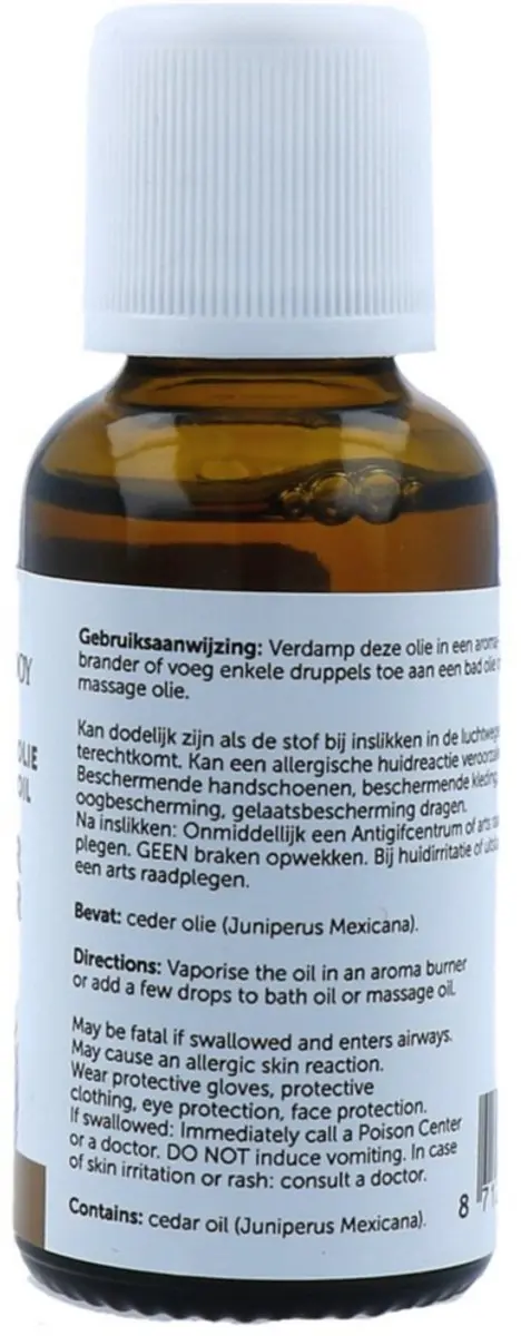 Jacob Hooy Cederolie 10ml - 10 Stuks