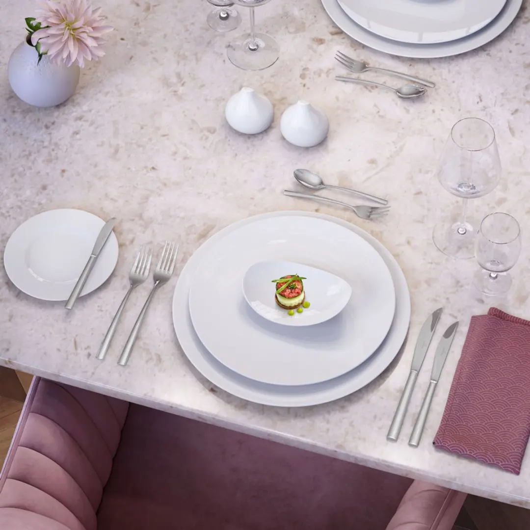 Villeroy & Boch Piemont Tafelmessen - 6 Stuks - Zilver
