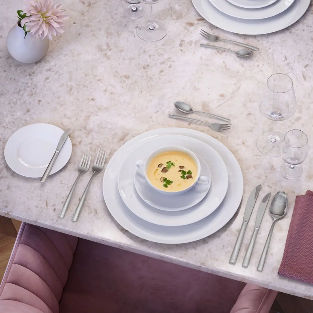 Villeroy & Boch Piemont Tafelmessen - 6 Stuks - Zilver