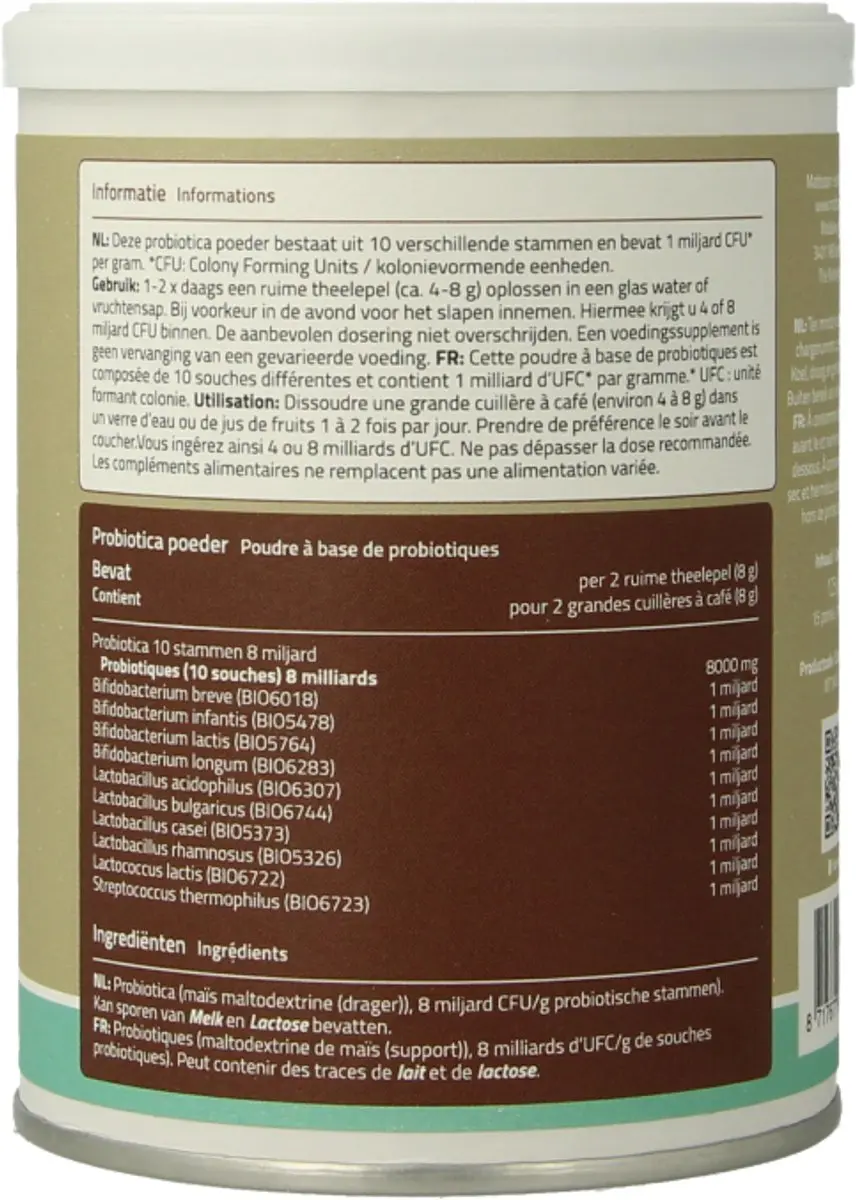 Mattisson Probisson Poeder 125g - 8 Miljard CFU