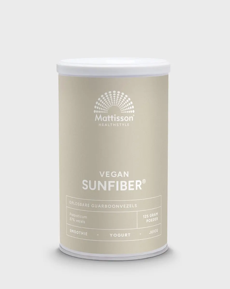 Mattisson Vegan Sunfiber Prebiotische Vezels 125g