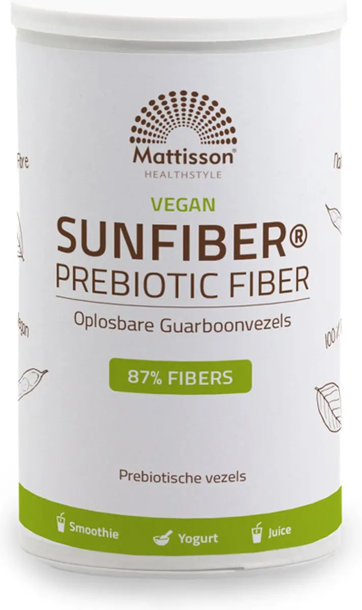 Mattisson Vegan Sunfiber Prebiotische Vezels 125g