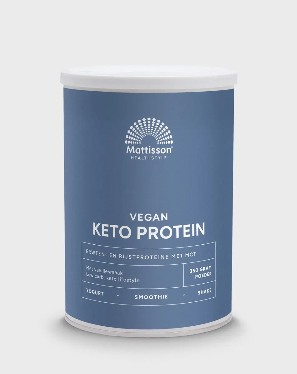Mattisson Vegan Keto Proteïne Shake Erwten Rijst MCT 350g
