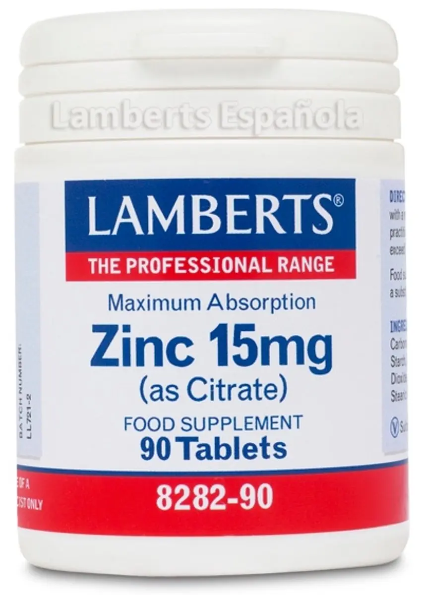 Lamberts Zink Citraat 15mg Tabletten