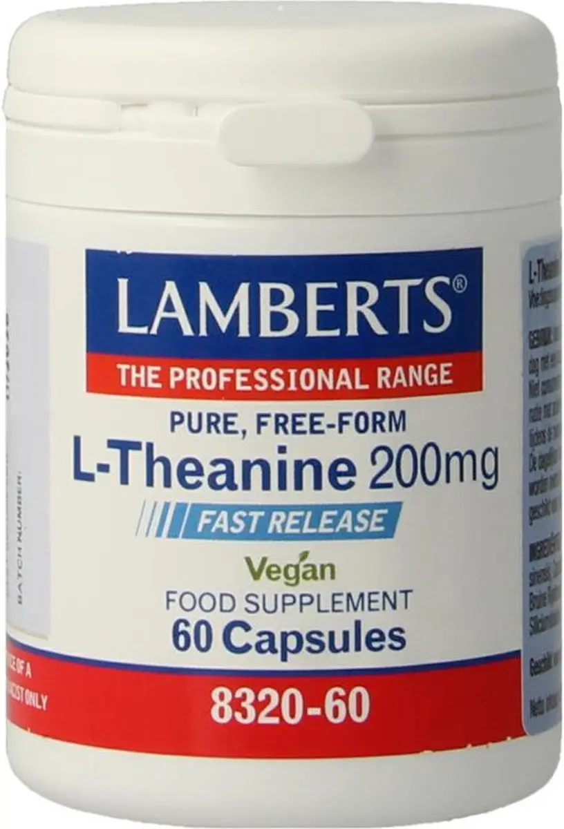 Lamberts L-Theanine 200mg 60 Capsules