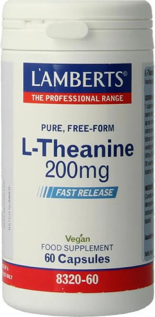 Lamberts L-Theanine 200mg 60 Capsules