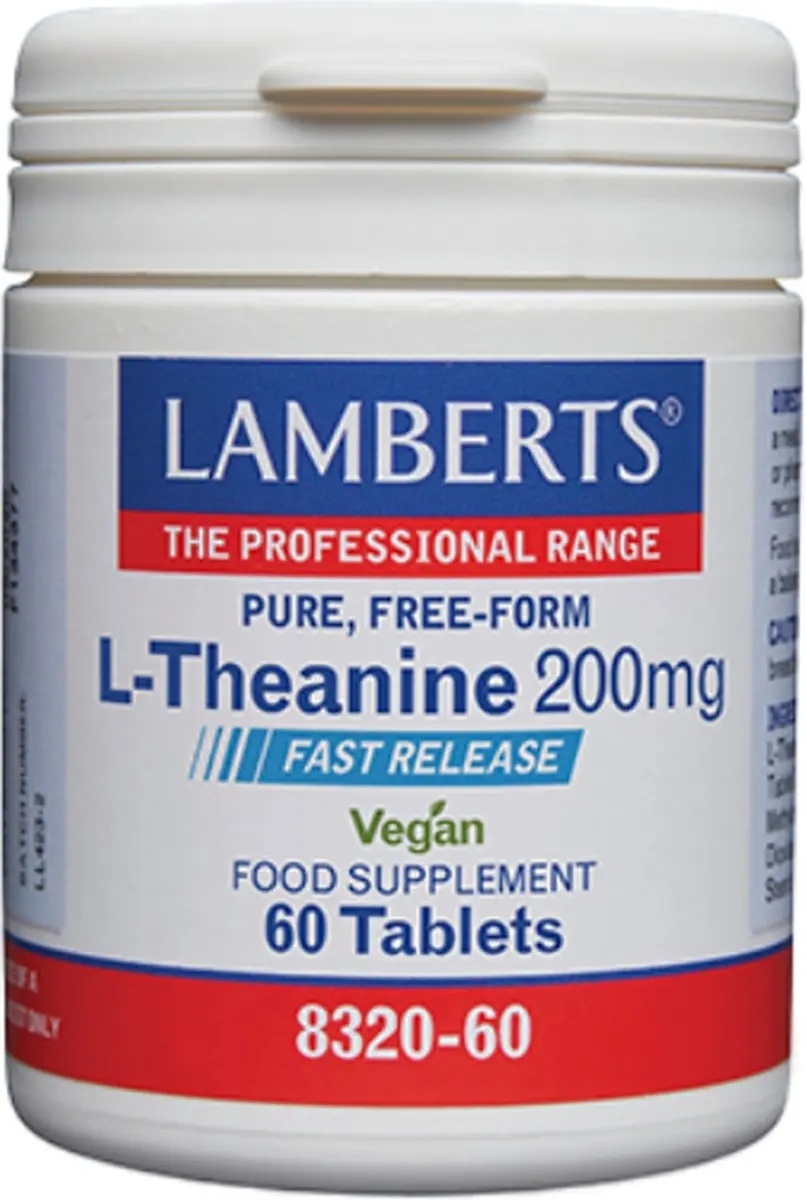 Lamberts L-Theanine 200mg 60 Capsules