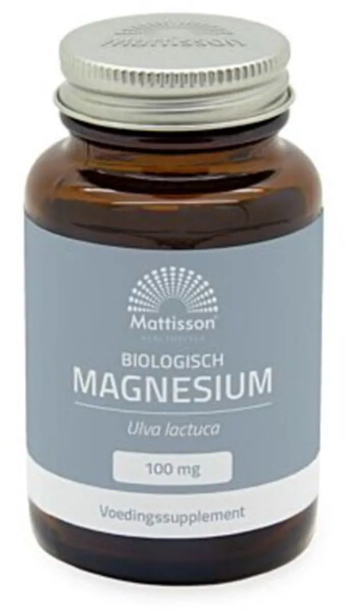 Mattisson Magnesium 100mg Biologisch - 120 Vegacapsules