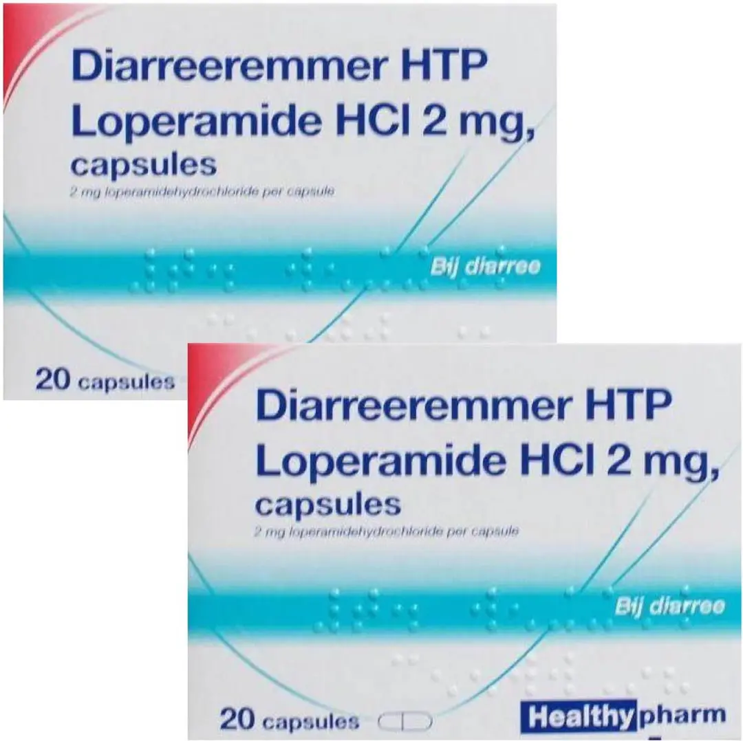Healthypharm Diarreemmer Loperamide HCl 2mg - 40 Capsules