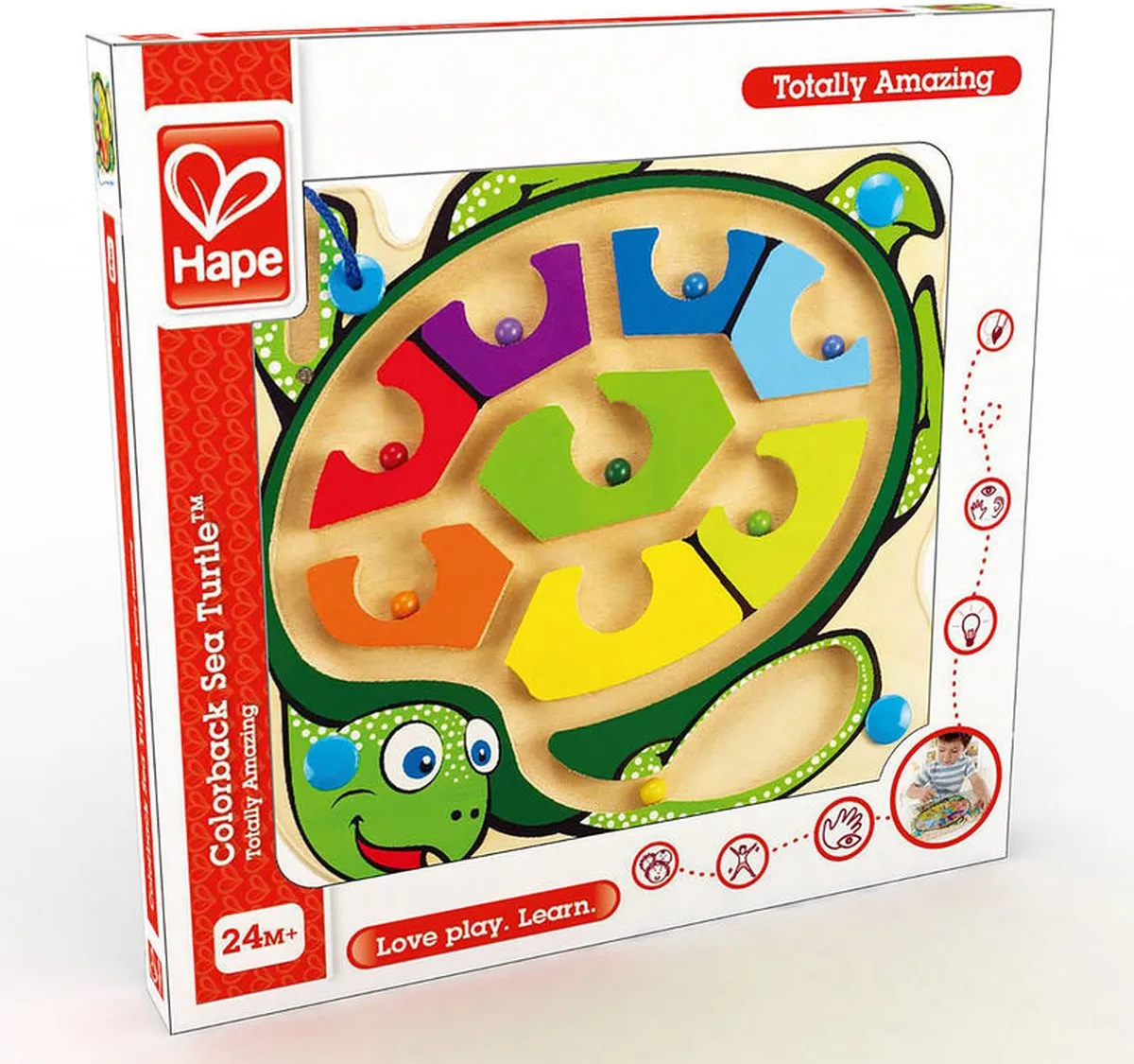 Hape Colorback Sea Turtle 301704 - Doolhof - Veelkleurig