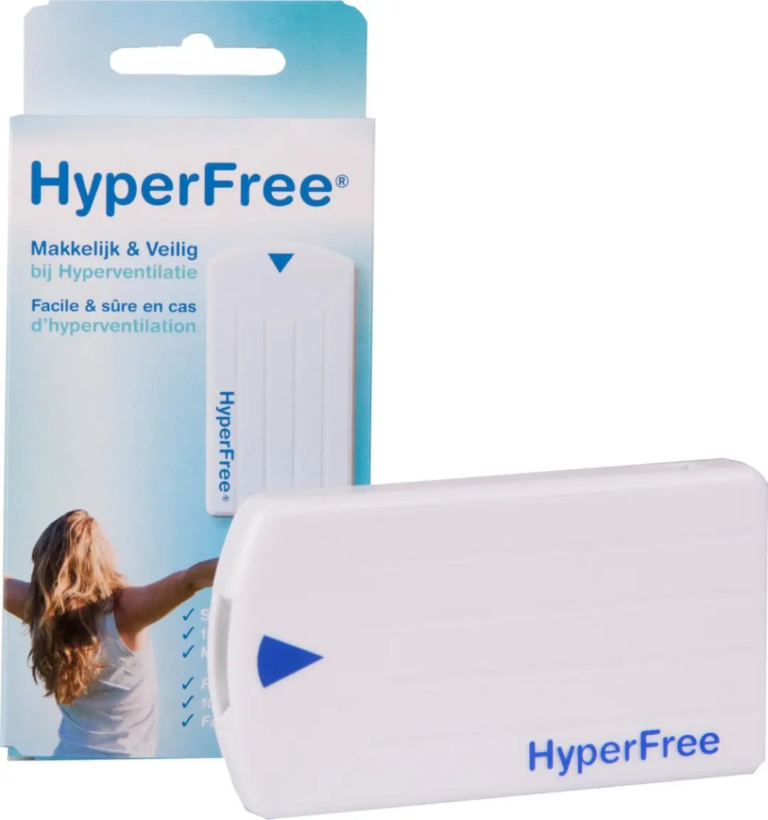 Hyperfree Cassette Ademhalingshulpmiddel - Herbruikbaar - Wit
