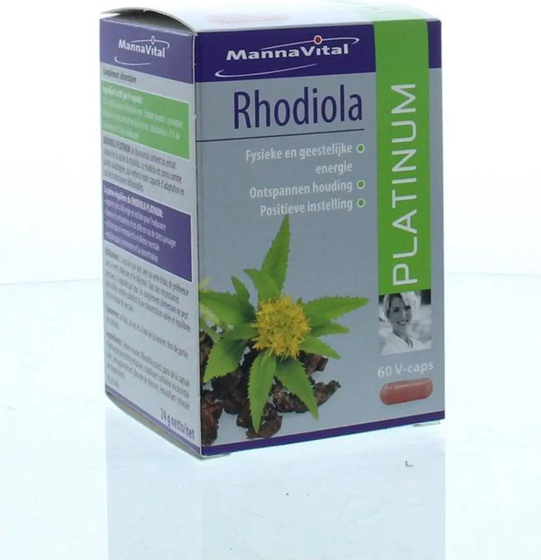 Mannavital Rhodiola Platinum 60 Vegicaps