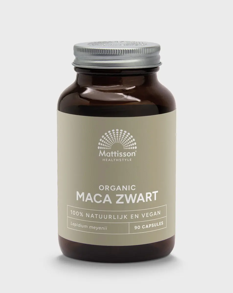 Mattisson Biologische Zwarte Maca 90 Capsules