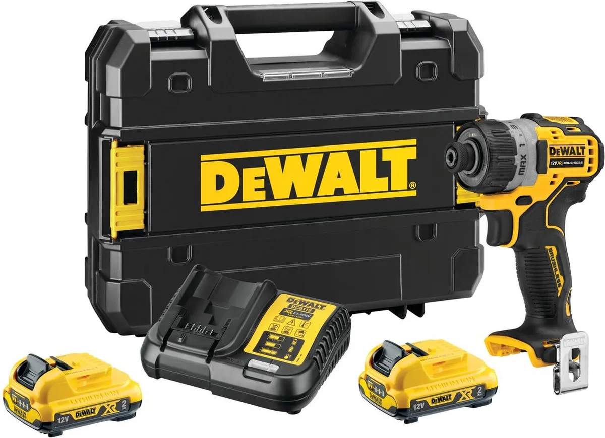 DeWalt DCF601D2 Accu Slagschroevendraaier 12V XR - 2x 2.0Ah - 8 standen