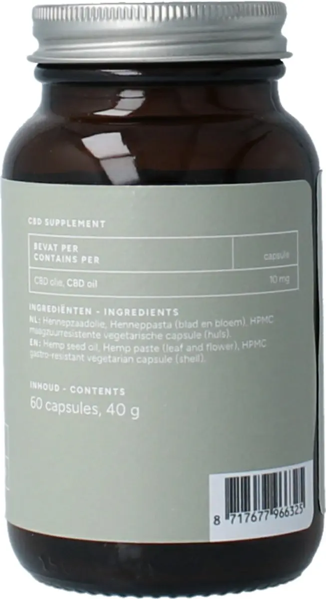 Mattisson CBD Olie 10mg Capsules - 60 Stuks