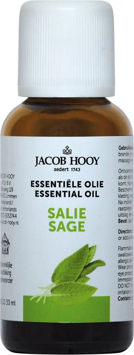Jacob Hooy Salie Etherische Olie 30ml