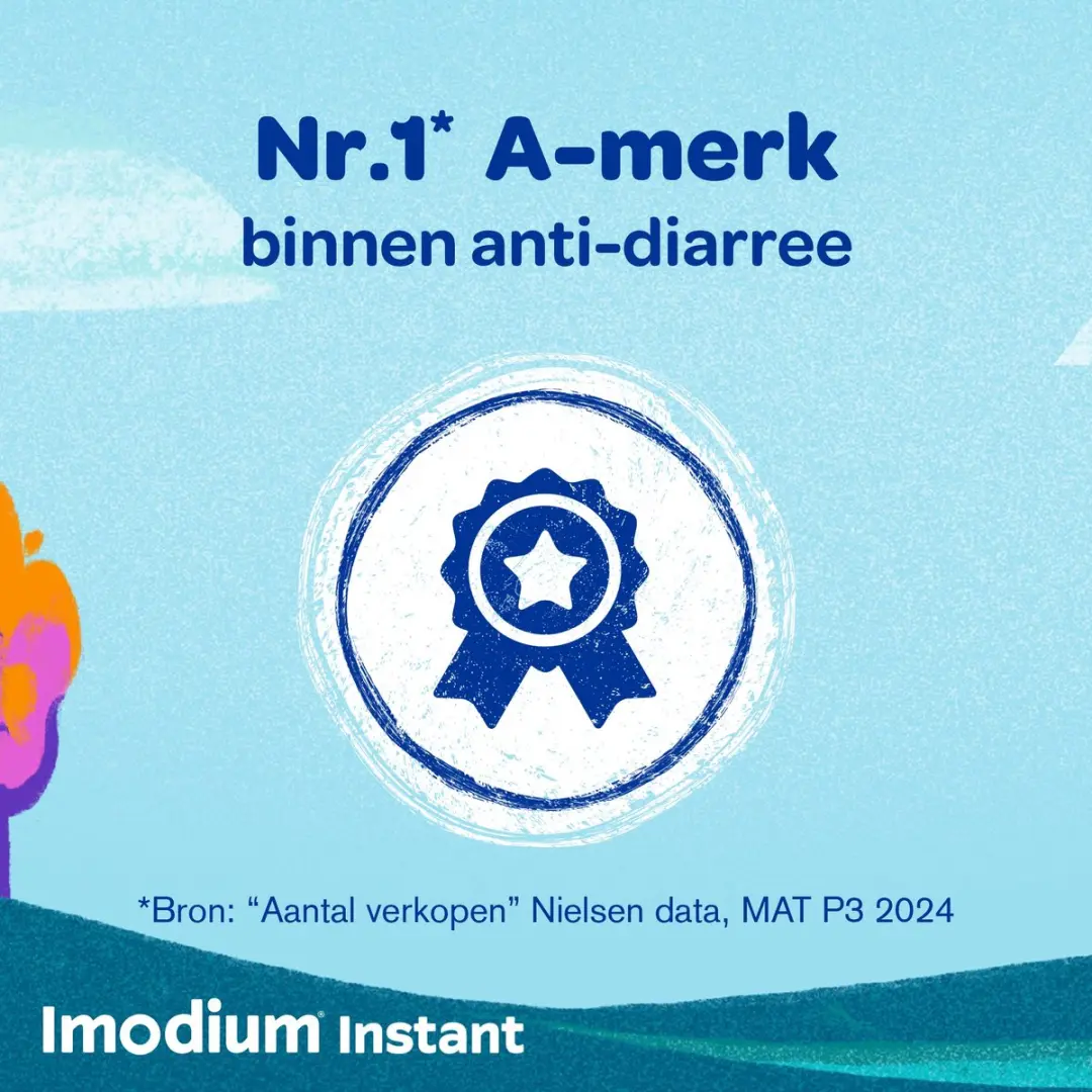Imodium Instant Smelttablet 2mg Diarreemmer - 30 Stuks - afbeelding 6 van 6