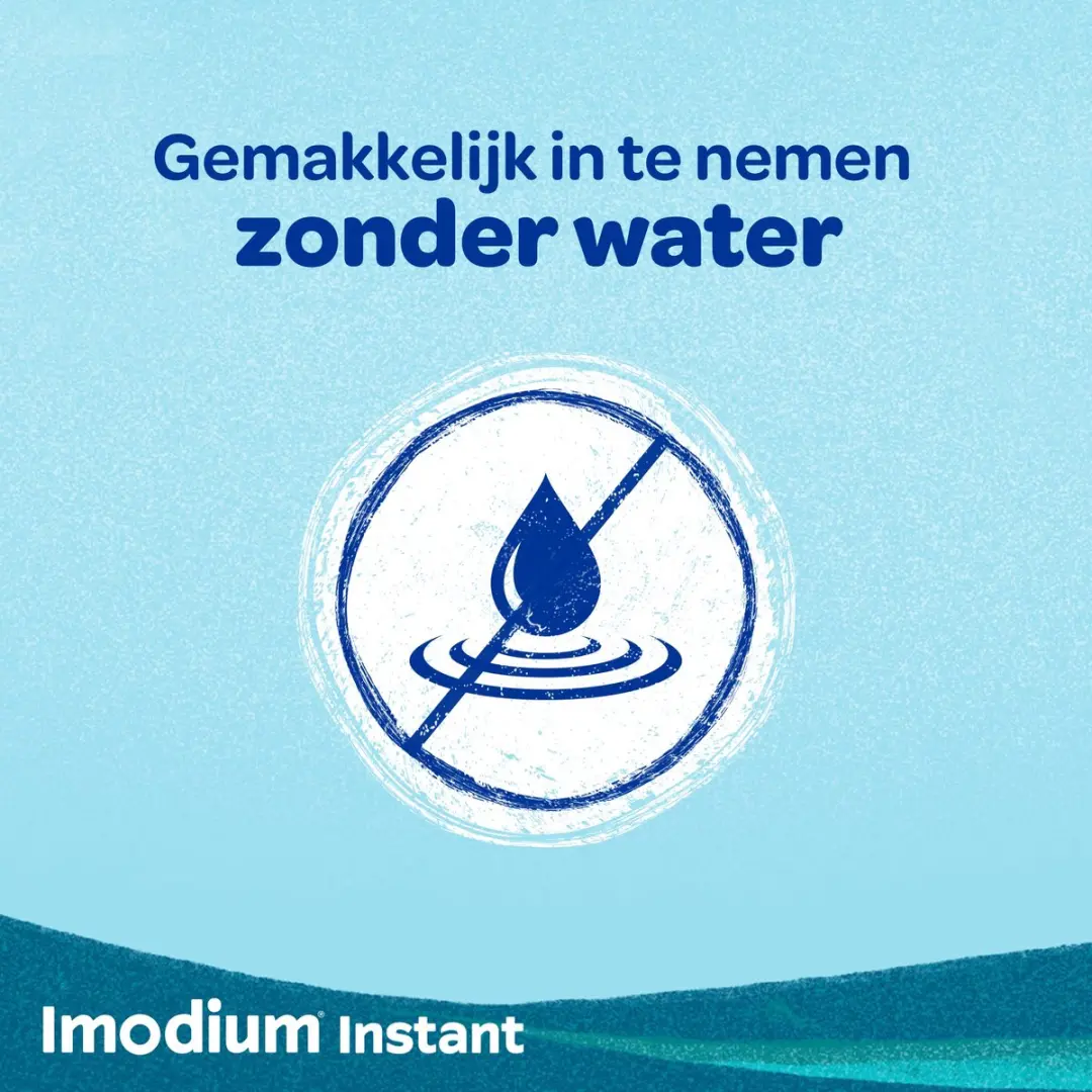 Imodium Instant Smelttablet 2mg Diarreemmer - 30 Stuks