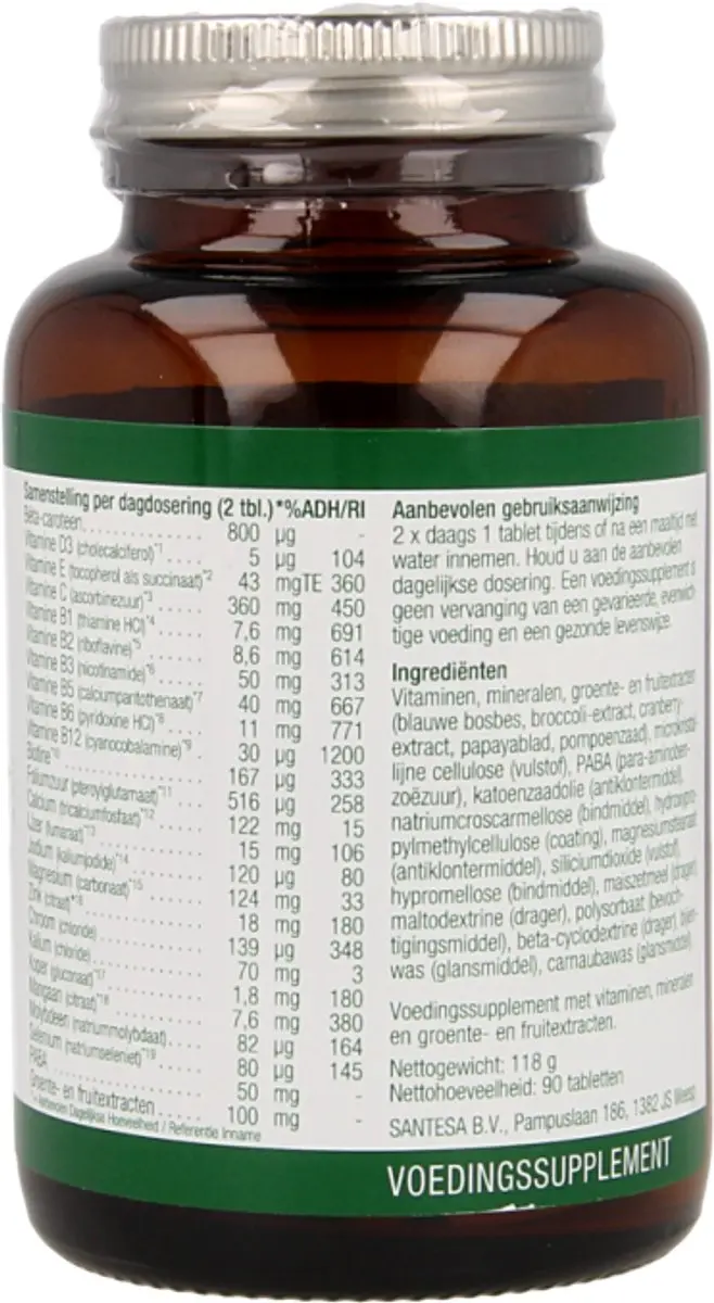 Essential Organics HNS-Plex Voedingssupplement 90 Tabletten