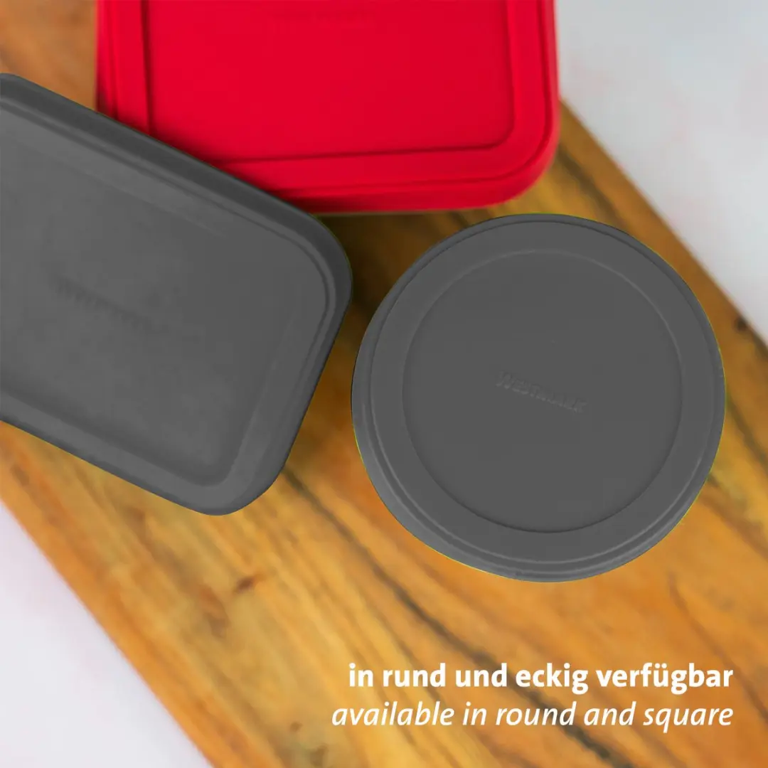 Westmark Vershouddeksels 231422E3 - 2 Stuks - Rood/Grijs - Ø9cm