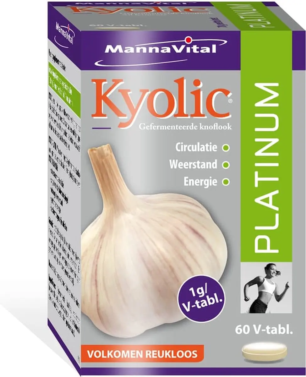 Mannavital Kyolic Platinum Capsules 60 Stuks