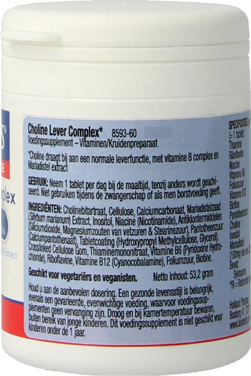 Lamberts Choline Lever Complex 60 Tabletten