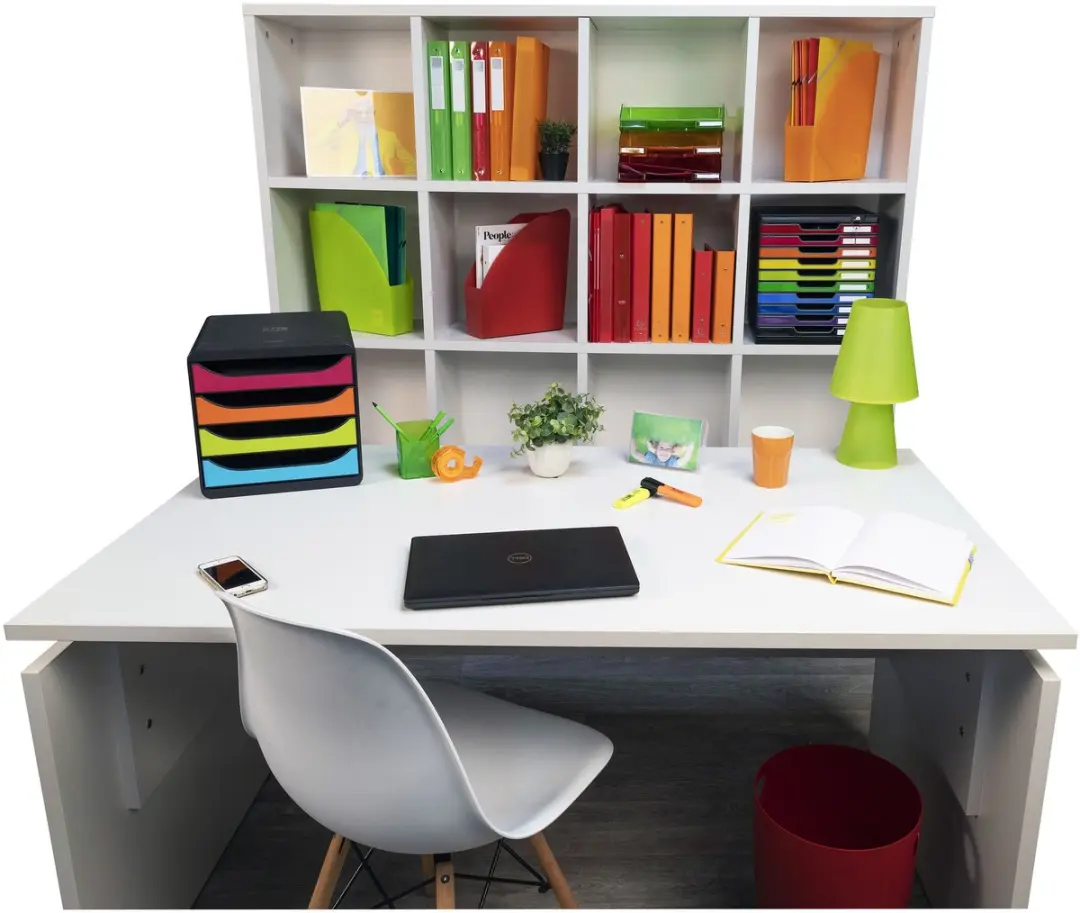 Exacompta Ladenbox MODULO A4 10 Lades - Harlekijn Glossy - afbeelding 6 van 6