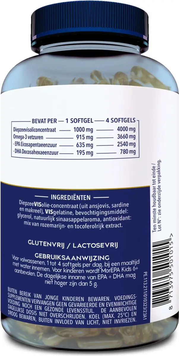 Minami MorEPA Plus Omega-3 120 Softgels