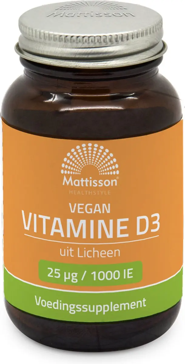 Mattisson Vegan Vitamine D3 25mcg 120 Capsules