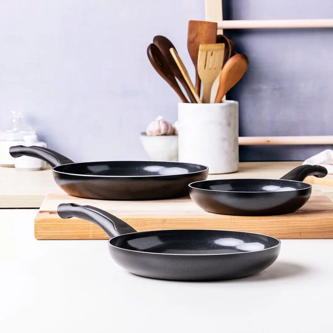BK Brilliant CC006272-001 Koekenpannenset 2-delig - 24/28cm - Zwart