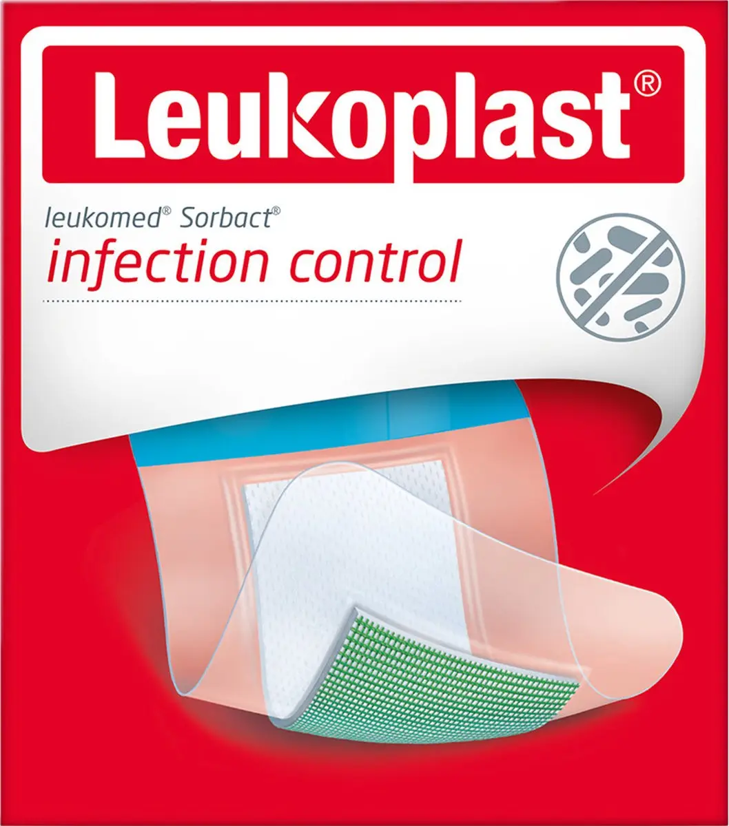 Leukomed Sorbact Wondverband 7,2cm x 5cm