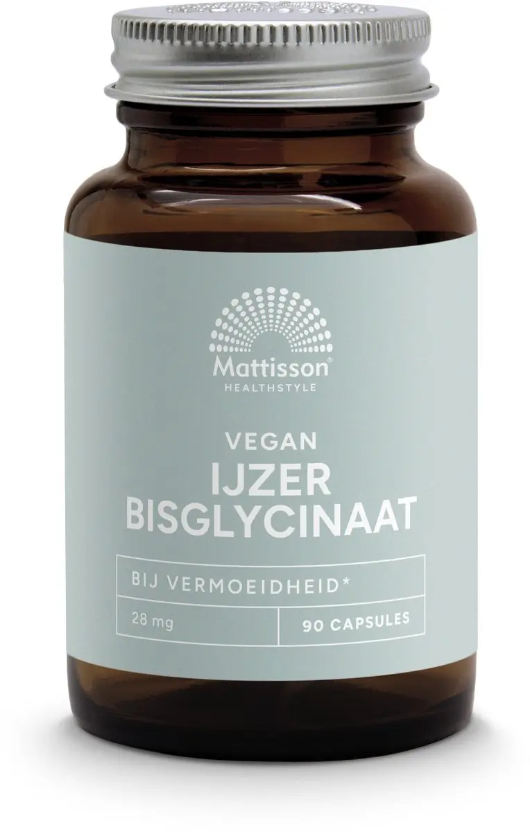Mattisson IJzerbisglycinaat 28mg Capsules - 90 Stuks