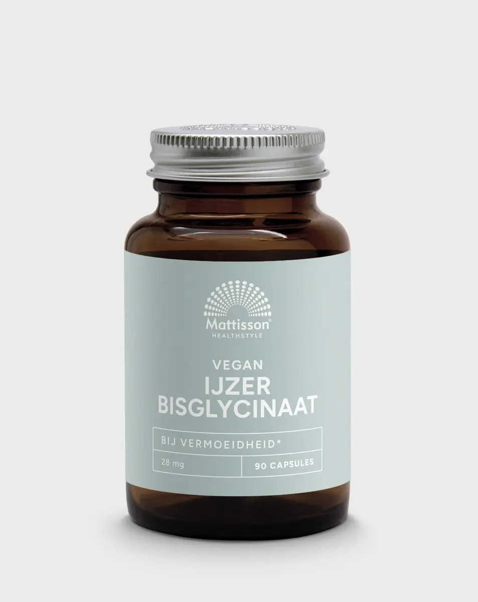 Mattisson IJzerbisglycinaat 28mg Capsules