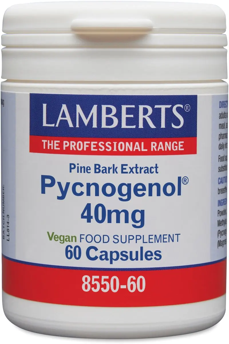Lamberts Pycnogenol 40mg Capsules