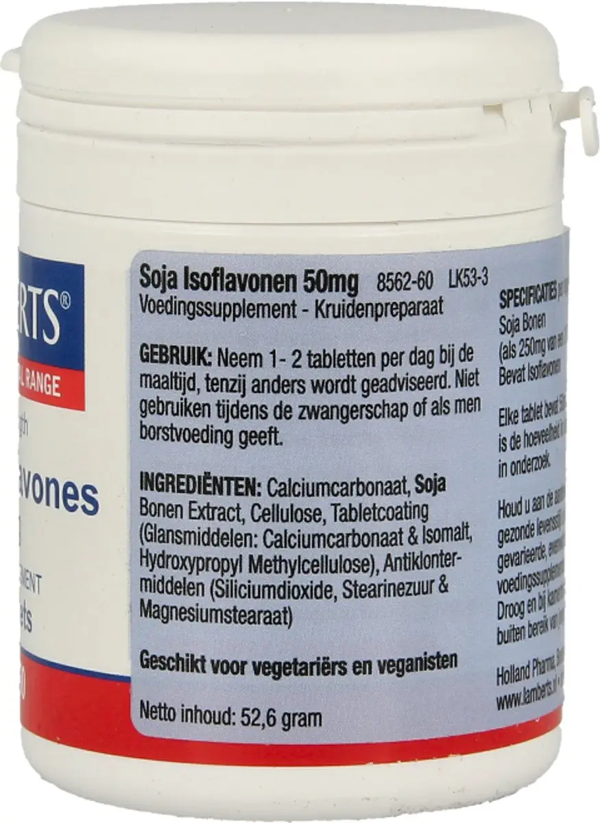 Lamberts Soja Isoflavonen 60 Tabletten - 50mg