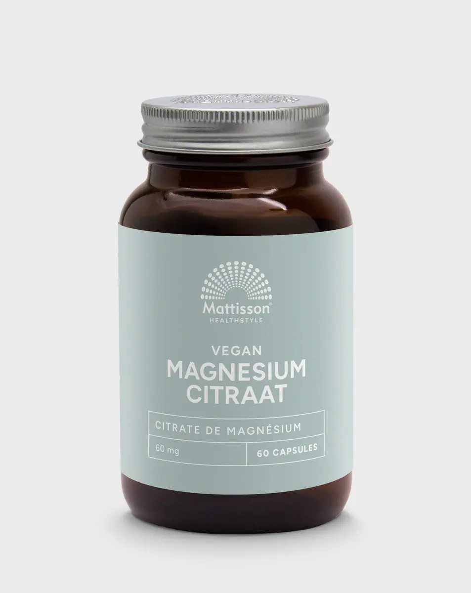 Mattisson Magnesium Citraat 400mg 60 Capsules