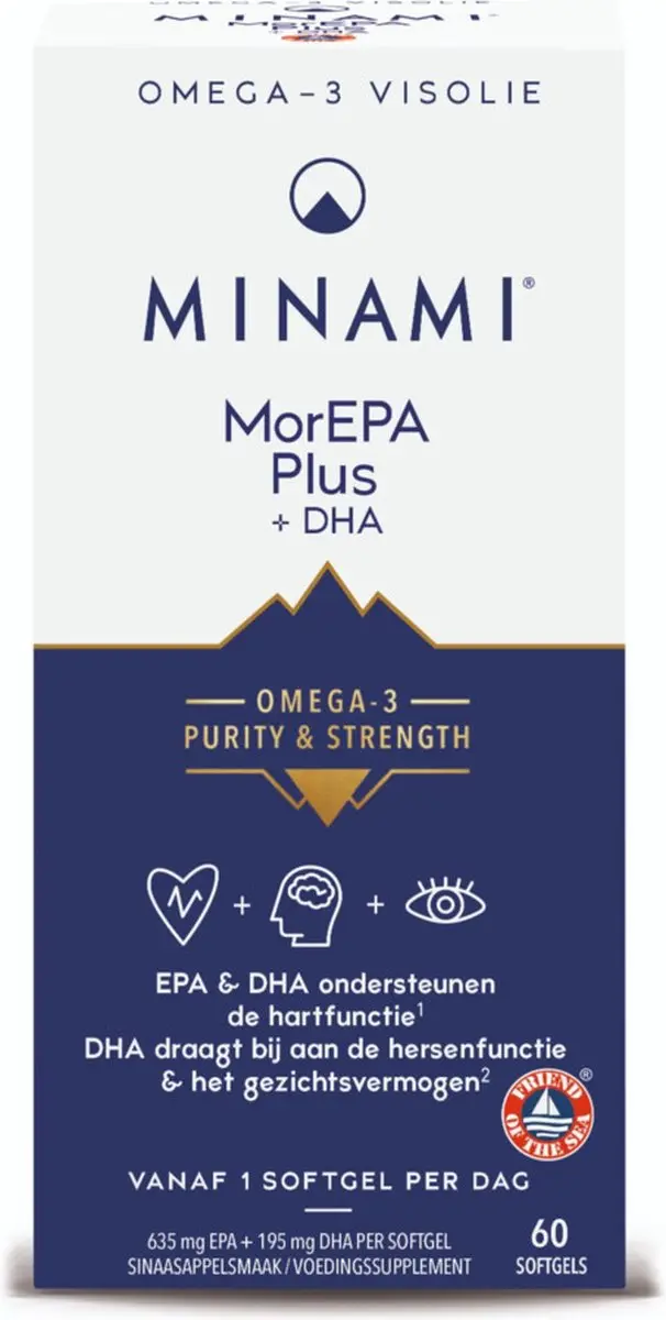 Minami MorEPA Plus Omega-3 60 Softgels