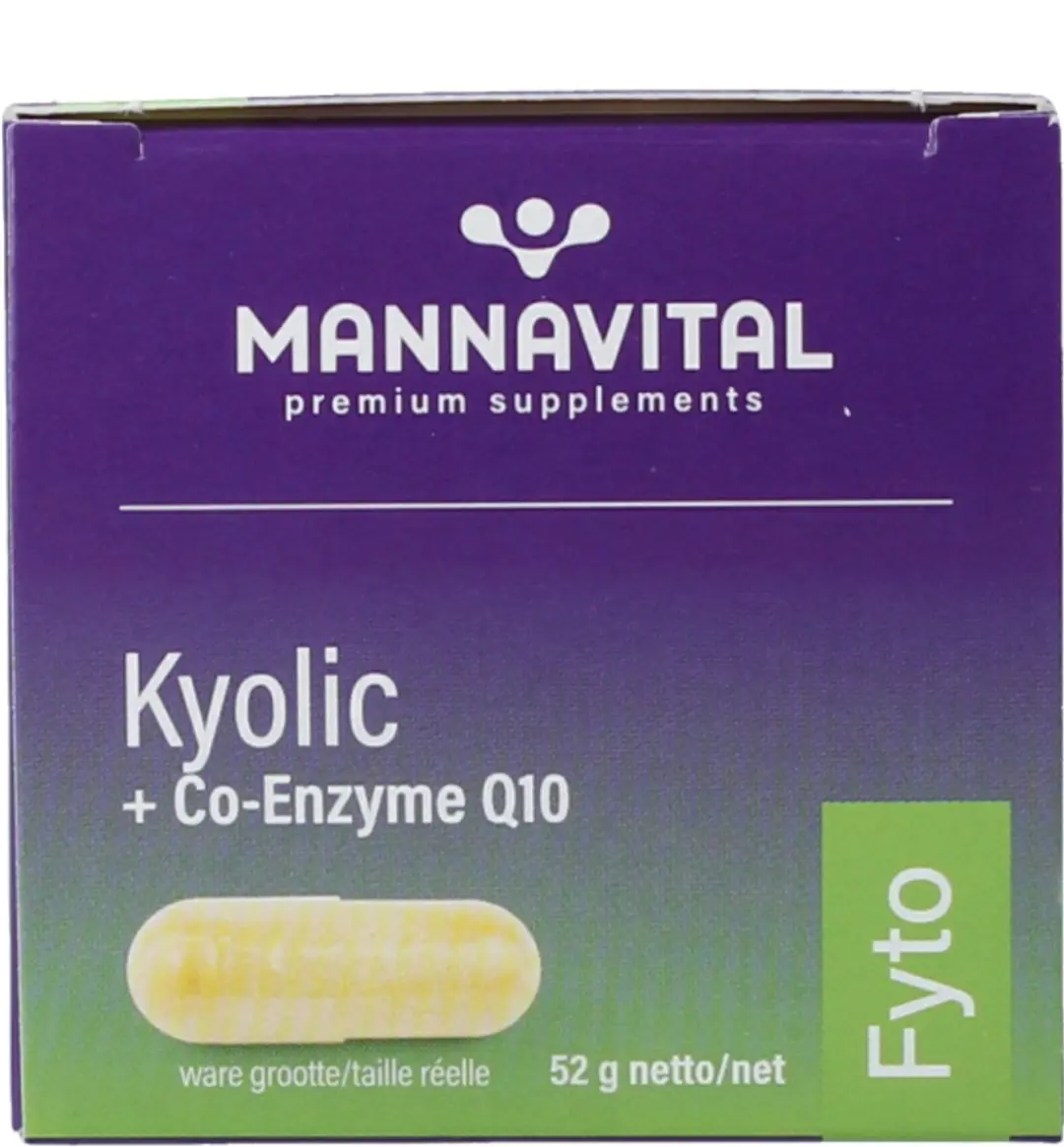 Mannavital Kyolic + Co-enzym Q10 60 Capsules