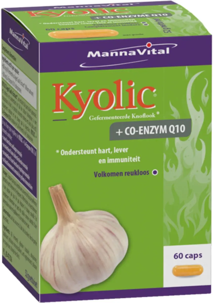 Mannavital Kyolic + Co-enzym Q10 60 Capsules