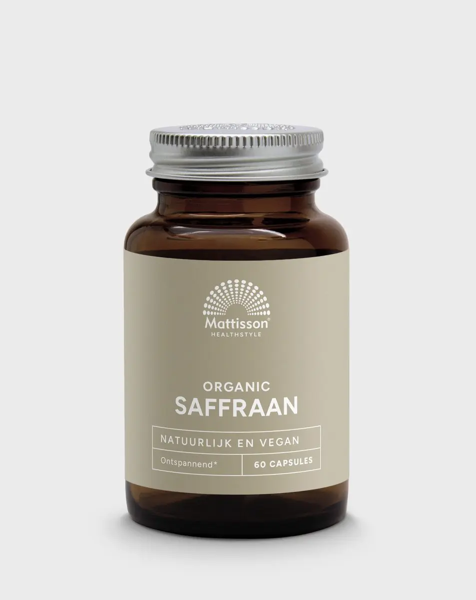 Mattisson Biologisch Saffraan 60 Capsules