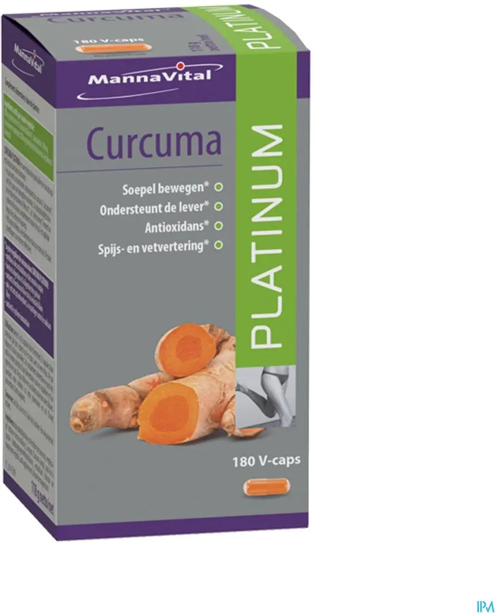 Mannavital Curcuma Platinum 180 Capsules