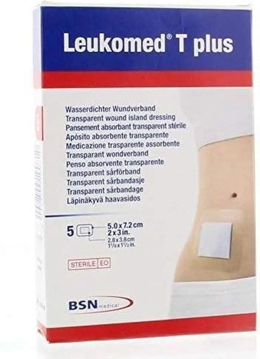 Leukomed T Plus Wonpleister 5x7,2cm