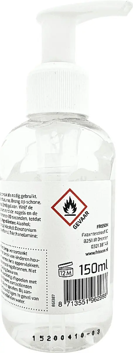 Dermotect Handgel Extra Hygiëne 150ml - 70% Alcohol