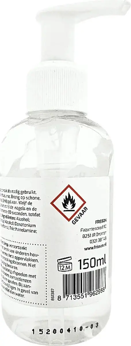 Dermotect Handgel Extra Hygiëne 150ml - 70% Alcohol