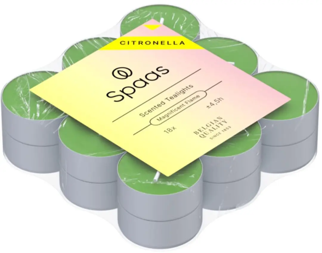 Spaas Citronella Theelichten