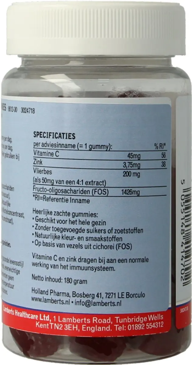 Lamberts Imuno-Strength Gummies 60 Stuks