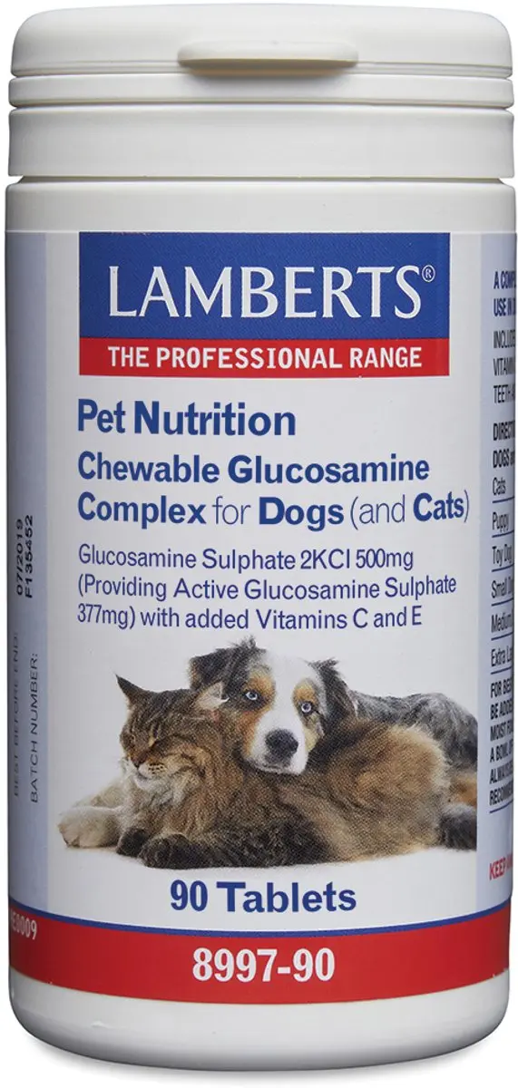 Lamberts Glucosamine Kauwtabletten 90 Stuks